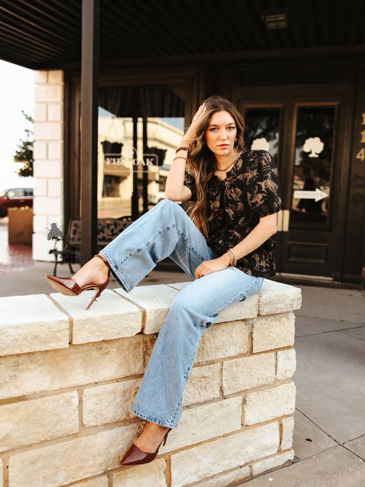 2 Fly Co - Wholesale Blouse - Women's - THRILL FRILL TOP