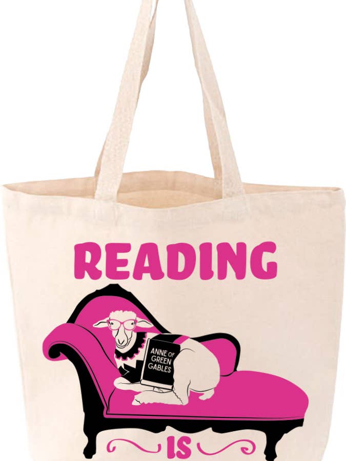 Sac à dos Reading is Shear Bliss Barn Sheep pour la vente par Gibbs Smith