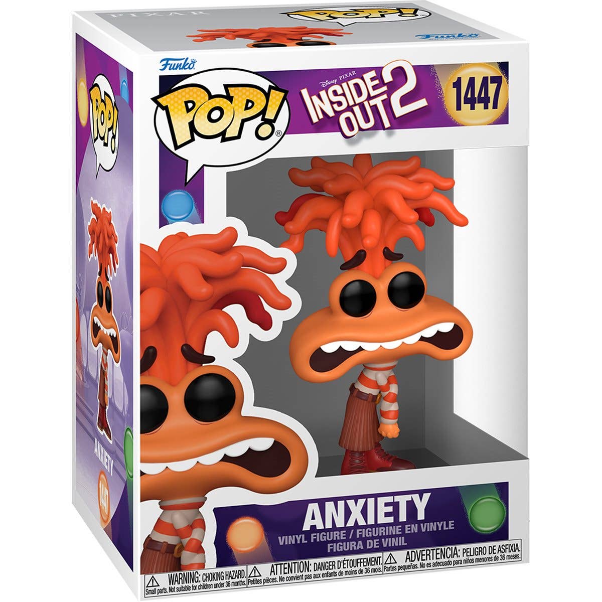 Entertainment Earth - Wholesale Figurine Toy - Kids - Inside Out 2 Anxiety Funko Pop! Vinyl Figure #14471