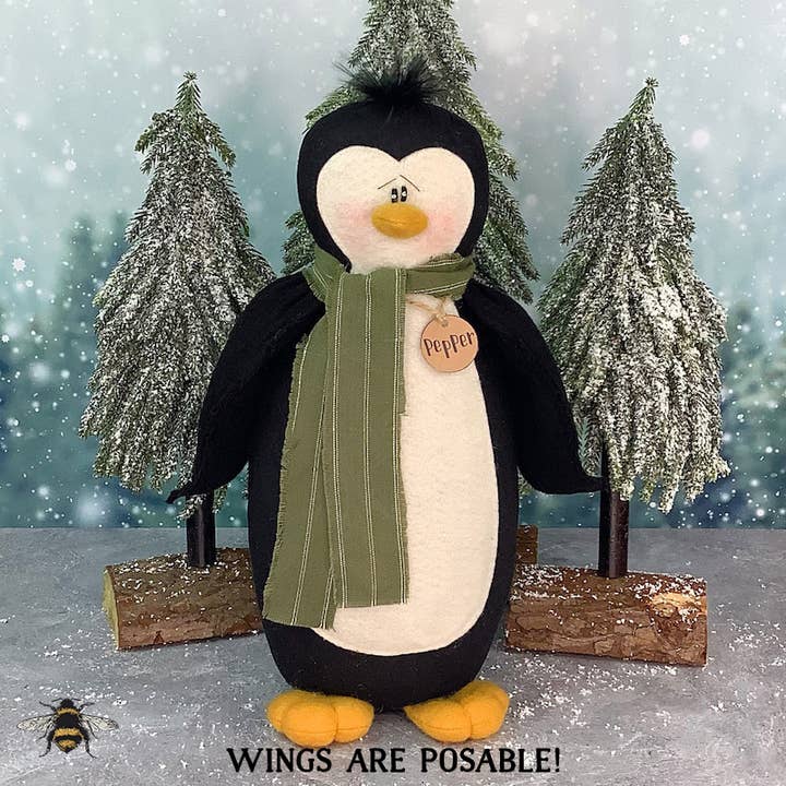 Pepper the Penguin for wholesale by Honey and Me
