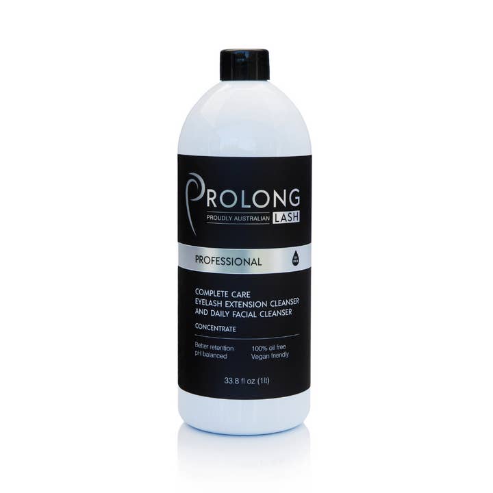 Prolong Lash - Vente Sérums cils/sourcils - CONCENTRÉ NETTOYANT POUR EXTENSIONS DE CILS - Flacon pompe de 1 litre