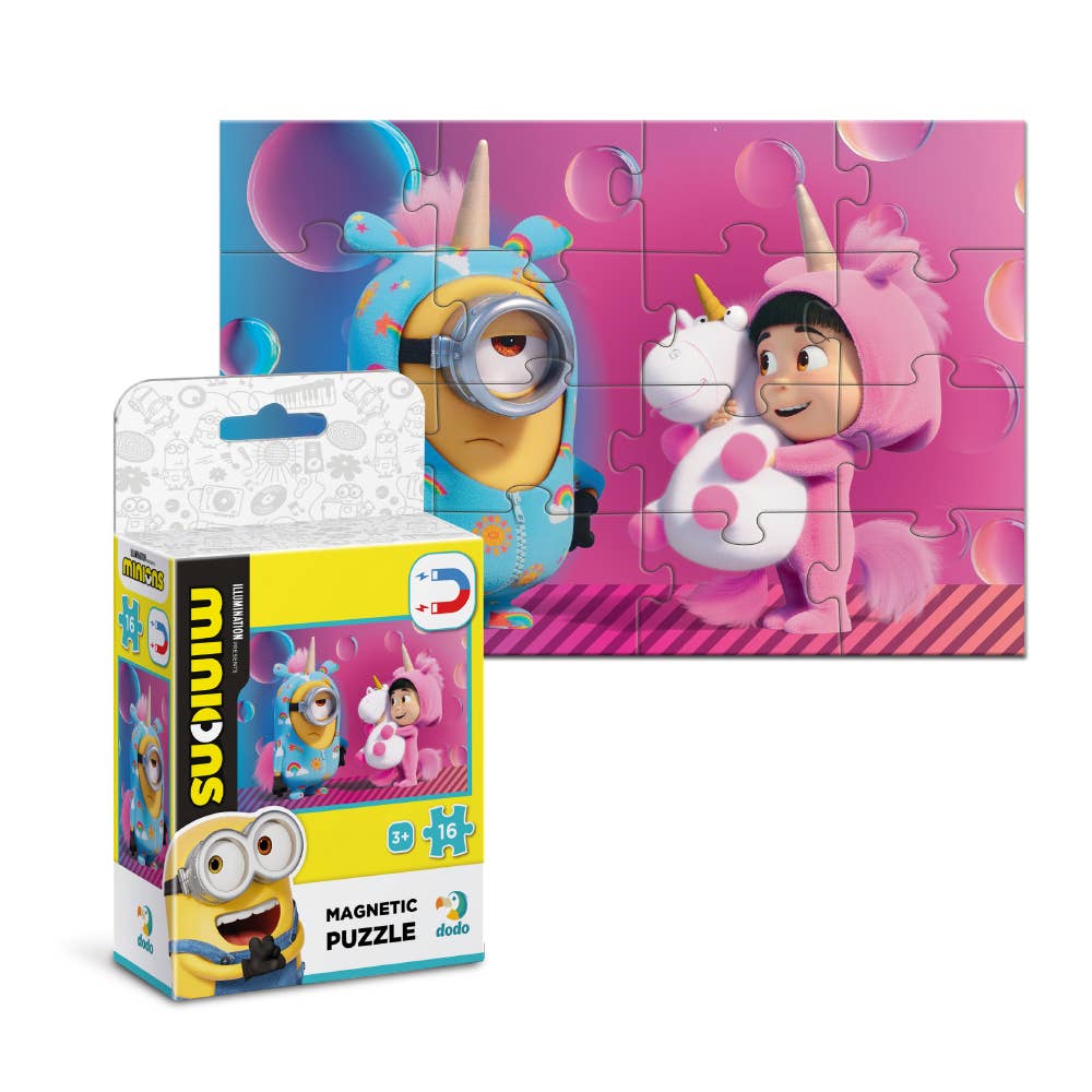 DoDo Brand - Wholesale Puzzle - Kids - Magnetic Puzzle For Kids - Minions 16 Pieces0
