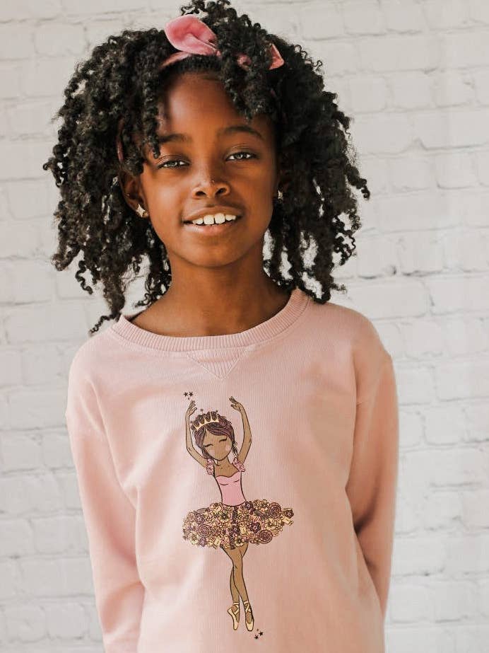 Sugarplum Fairy Sweatshirt for wholesale by Tulip+Olive