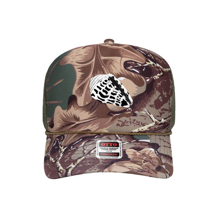 Hebrew Shell Islands Trucker Hat for wholesale by Na Koa Brand