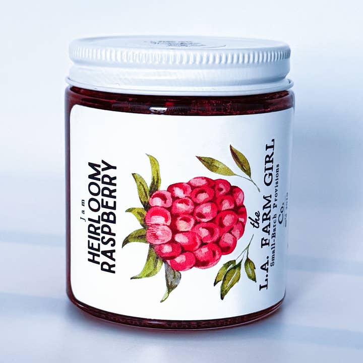 Heirloom Raspberry Jam - 4 oz for wholesale by LA FARM GIRL