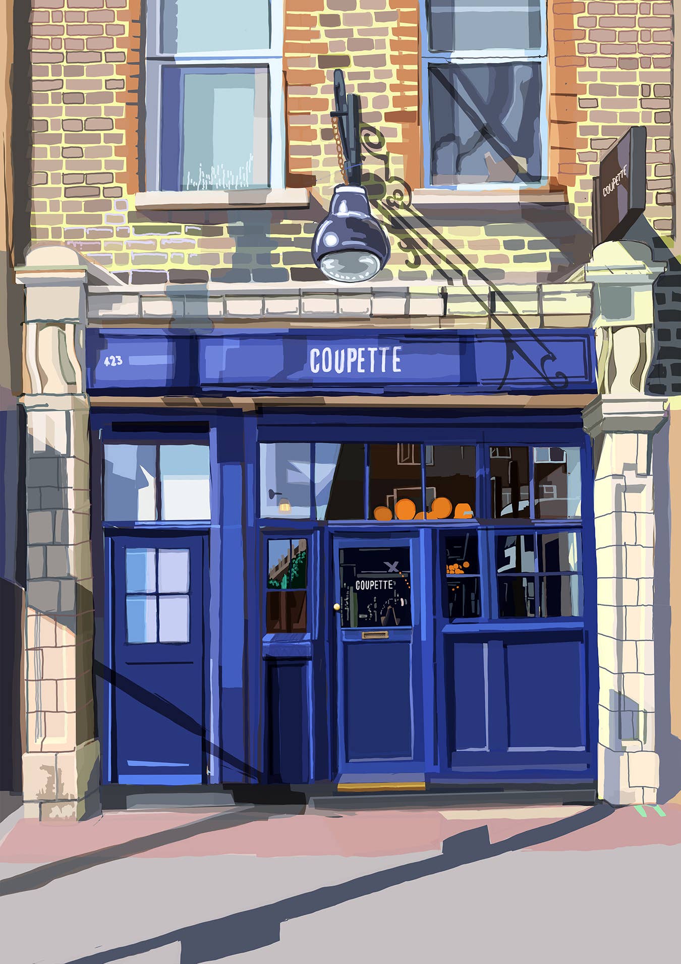 Tomartacus – wholesale Art print – Coupette, Hackney, East London Illustration Art Print1