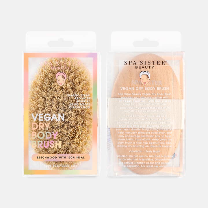 Bath Accessories Company - Wholesale Body Brush - Beechwood Sisal Dry Body Brush