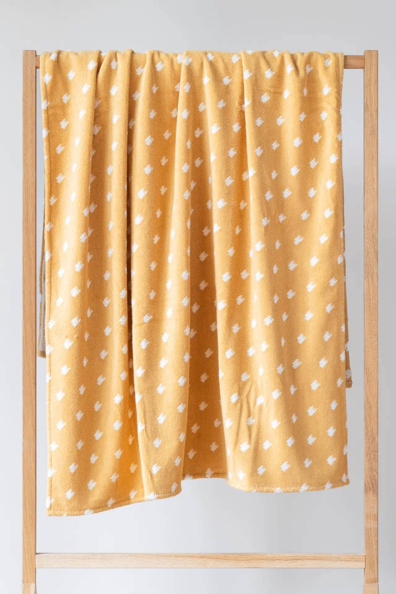 Neunest - Wholesale Beach Towel - jacquard Beach Towel – pied-de-poule – yellow/ white1