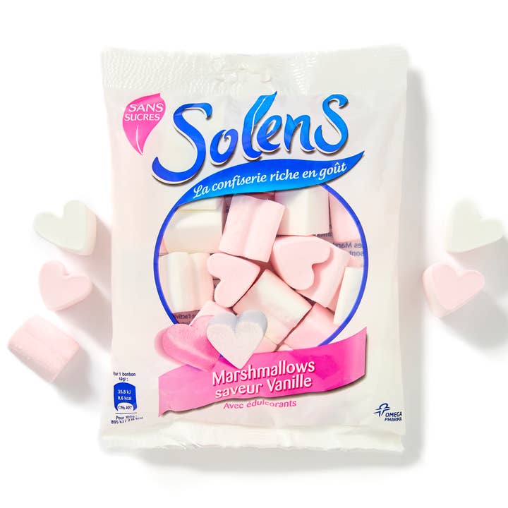 Solens - Vendita all'ingrosso Marshmallow - Solens marshmallow senza zucchero 100 g0