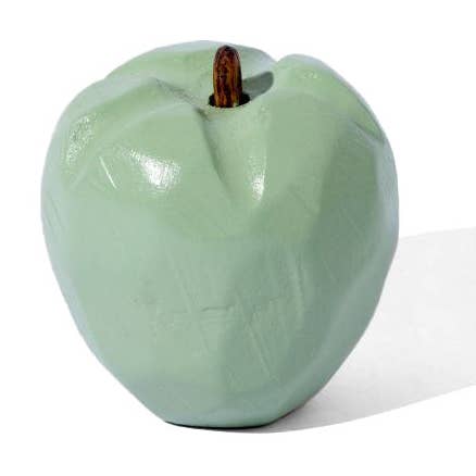 Äppelskulptur i trä för wholesale av Lozee