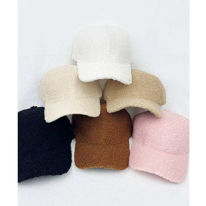 Love and Repeat - Wholesale Baseball Cap - Women's - Teddy Fleece Faux Lamb Baseball Cap10