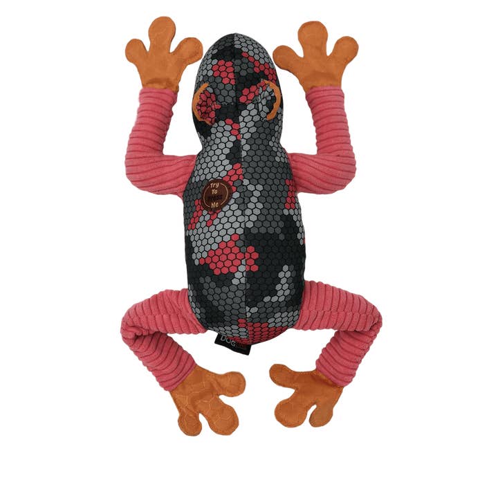 Dogline - Wholesale Pet Plush Toy - Dog - 14" Frog with Moving Legs Animal Toy