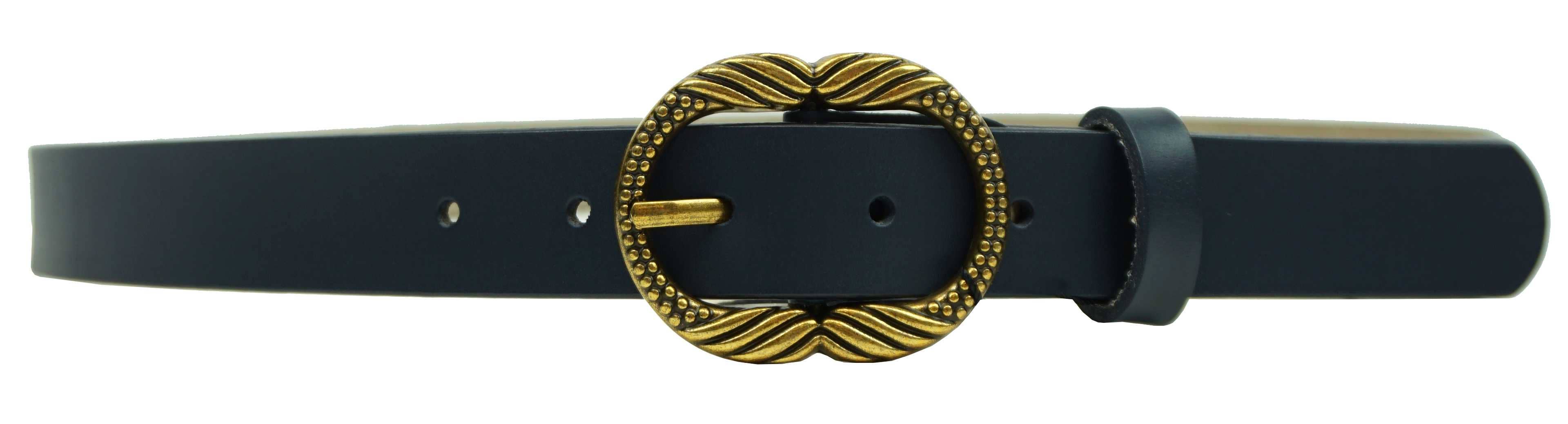 Anais - Wholesale Belt - Women's - Solid belt with golden buckle CT35574