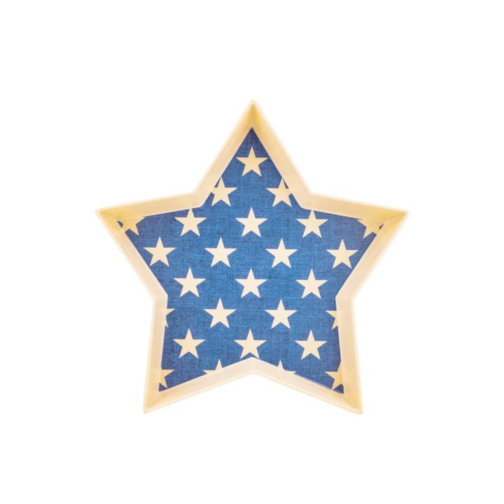 My Mind’s Eye - Wholesale Serving Tray - HAM1120 - Hamptons Star Shaped Bamboo Reusable Tray Set2