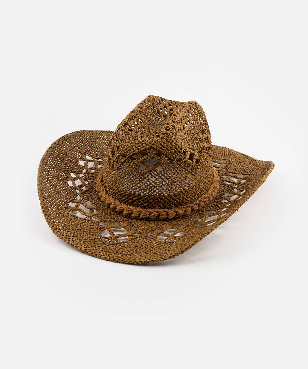 Gigi Pip - Wholesale Cowboy Hat - Women's - Remy Vented Straw Cowboy Hat0