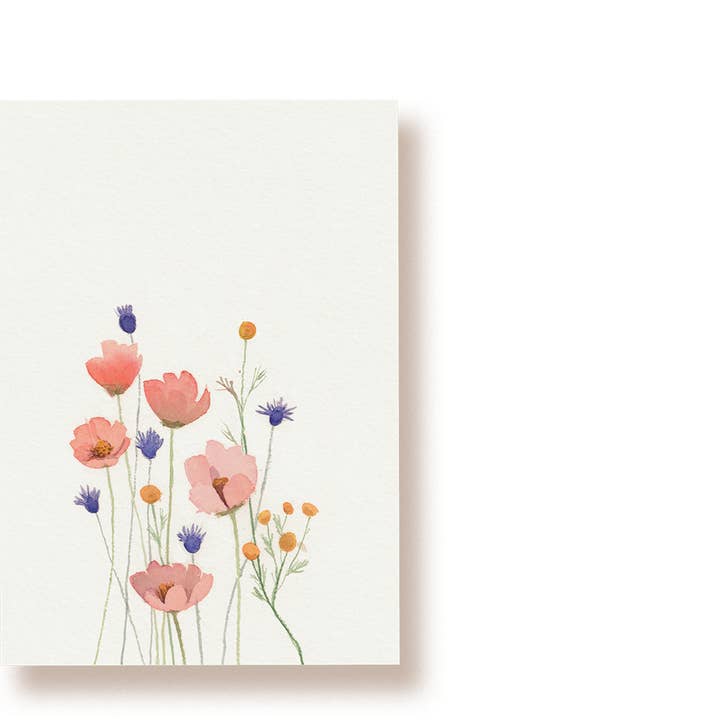 Flower Meadow | Cartolina per la vendita all'ingrosso da parte di tucán y limón