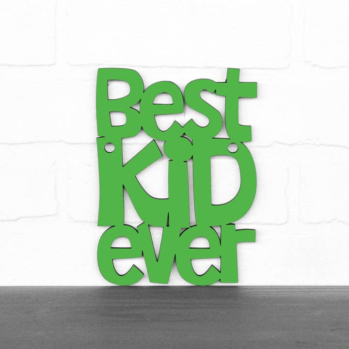 Best Kid Ever Cute Kids Bedroom Wall Decor for wholesale by Spunky Fluff