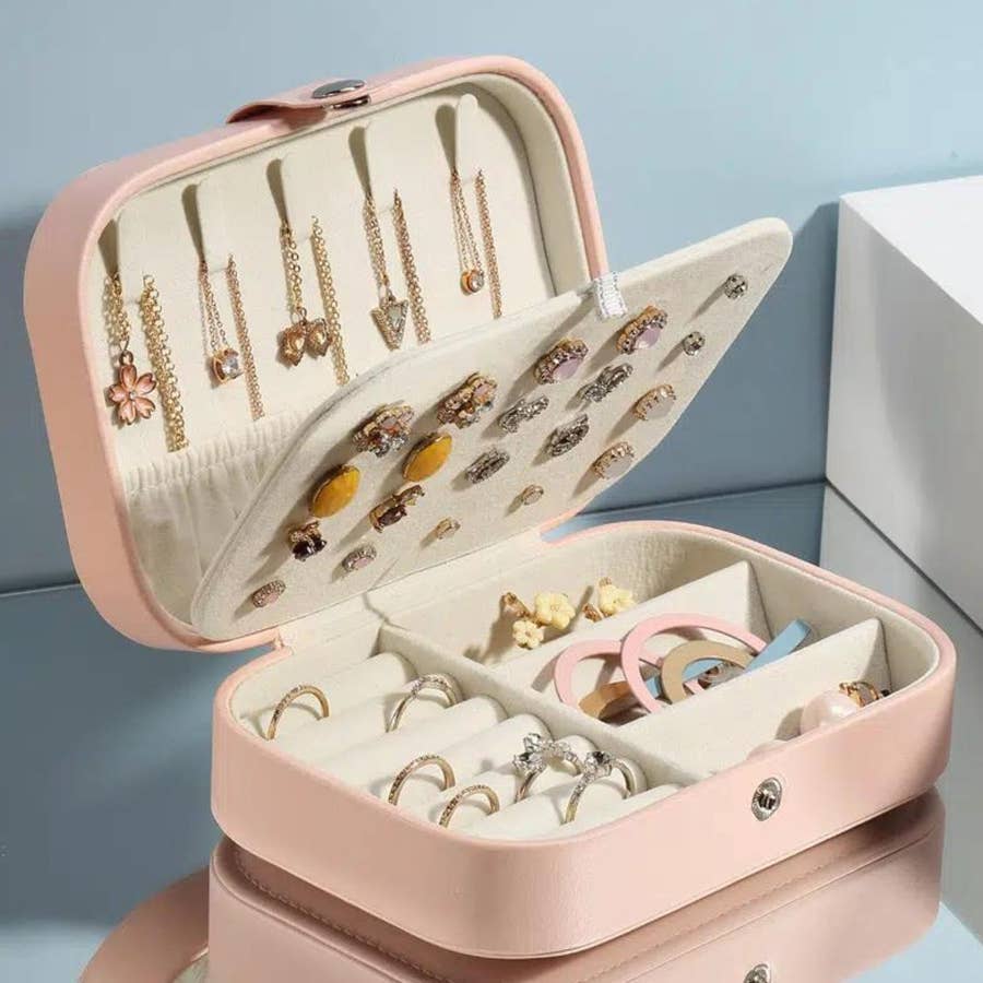 Clear Plastic Small 5 Compartment Jewelry Organizer | jewelry repair tools  wholesale | Wholesale and Bulk