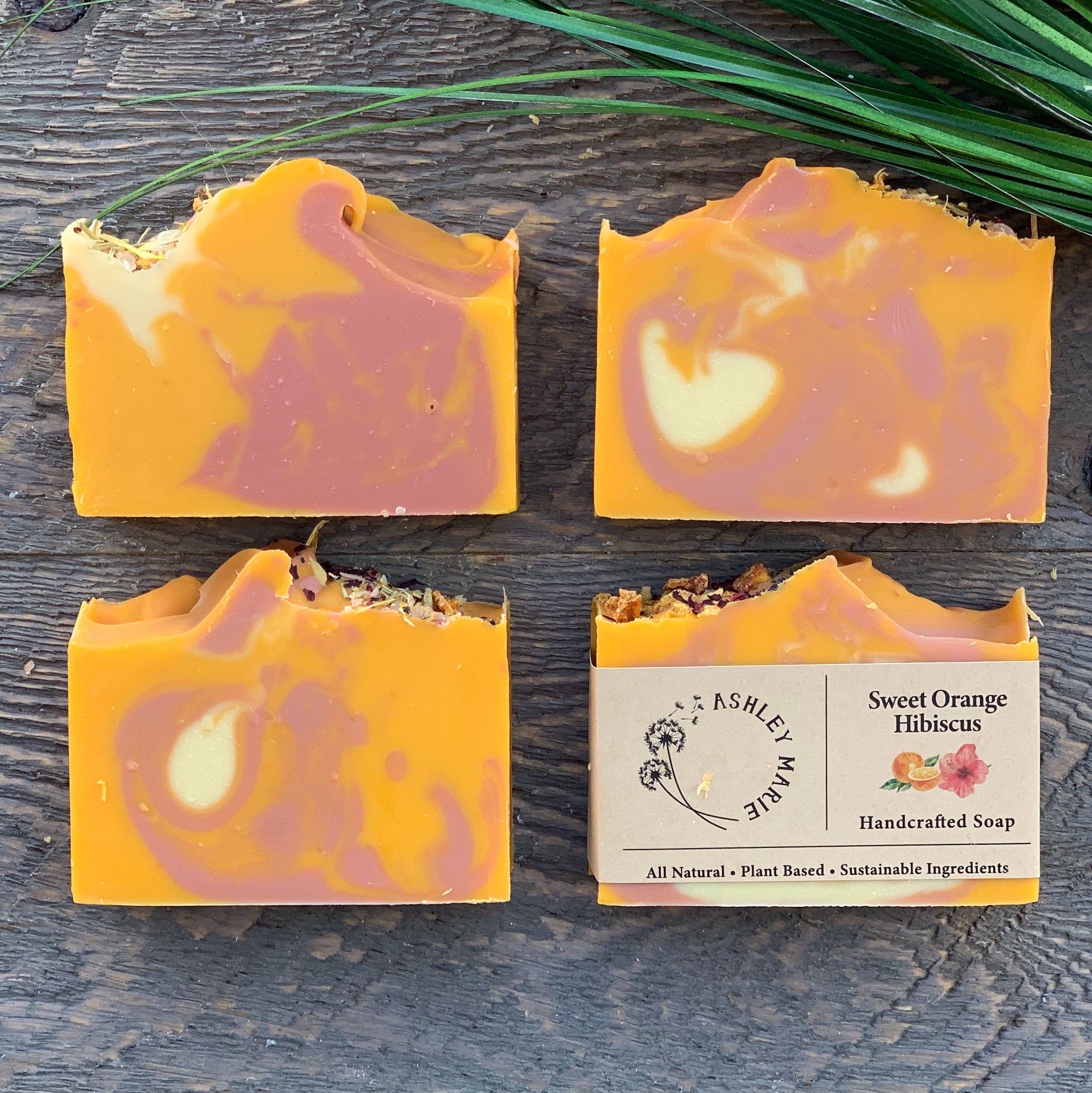 Ashley Marie Soap - Wholesale Bar Soap - Sweet Orange Hibiscus Bar Soap6