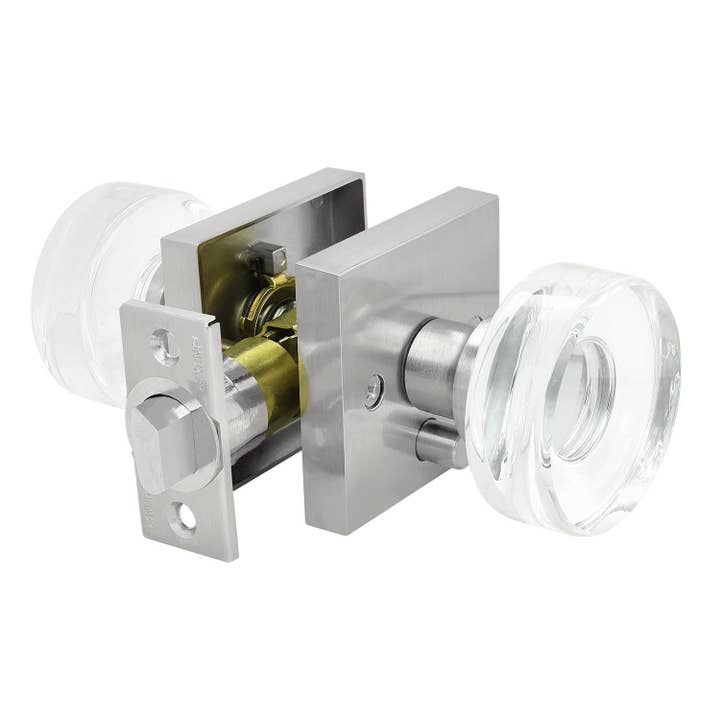 Nuk3y - Wholesale Knob/Pull - Nuk3y Nova Door Knob Crystal Glass Round