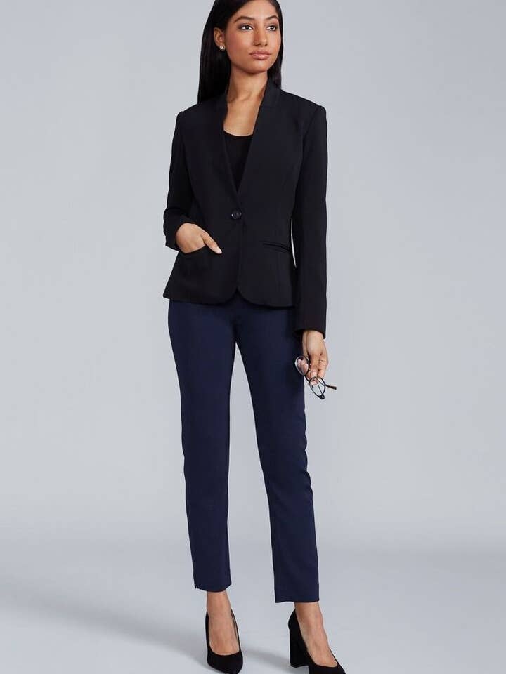 Calça Audrey - Marinha por atacado de Nora Gardner