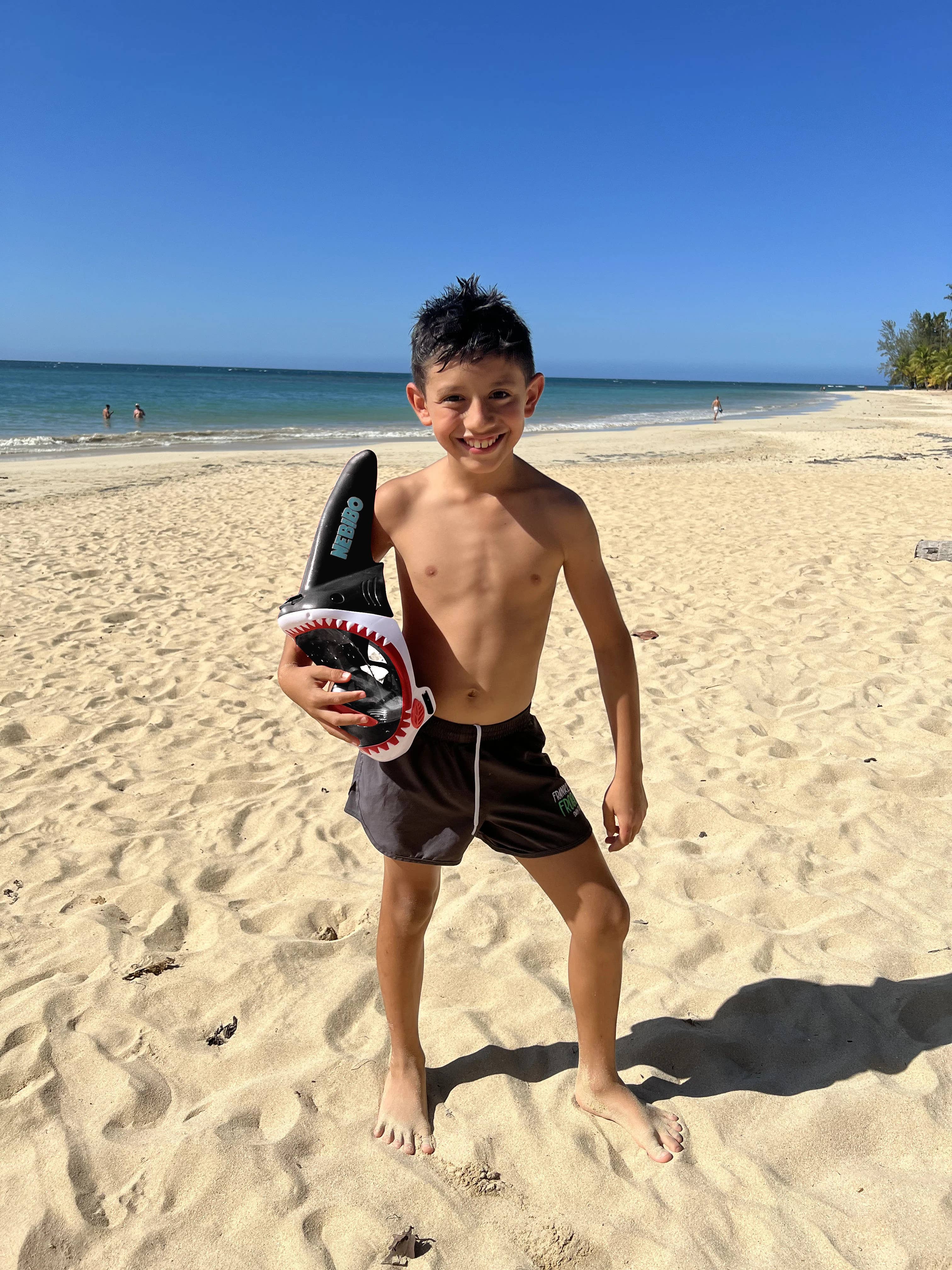 NEBIBO - Wholesale Beach/Pool Toy - Kids & Baby - Shark Snorkel Mask for Kids3