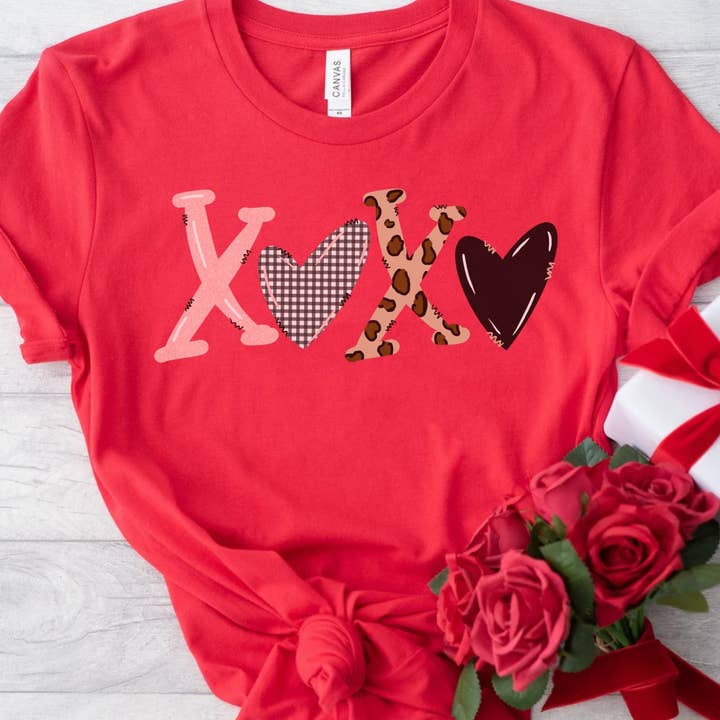 XOXO Plaid Leopard for wholesale by MidWest Tees