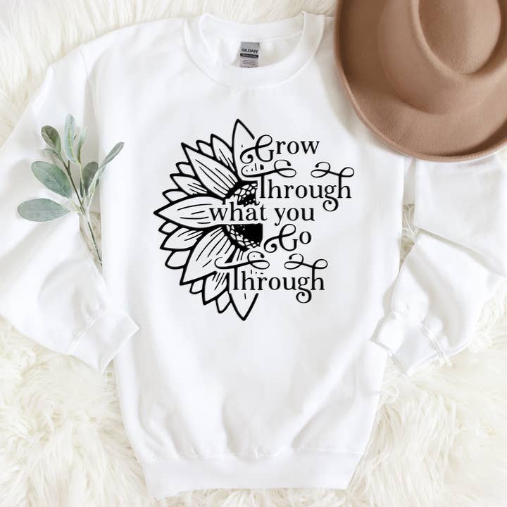 Grow Through What You Go Through Sunflower t-shirt/pullover for wholesale by Endless Creations 007
