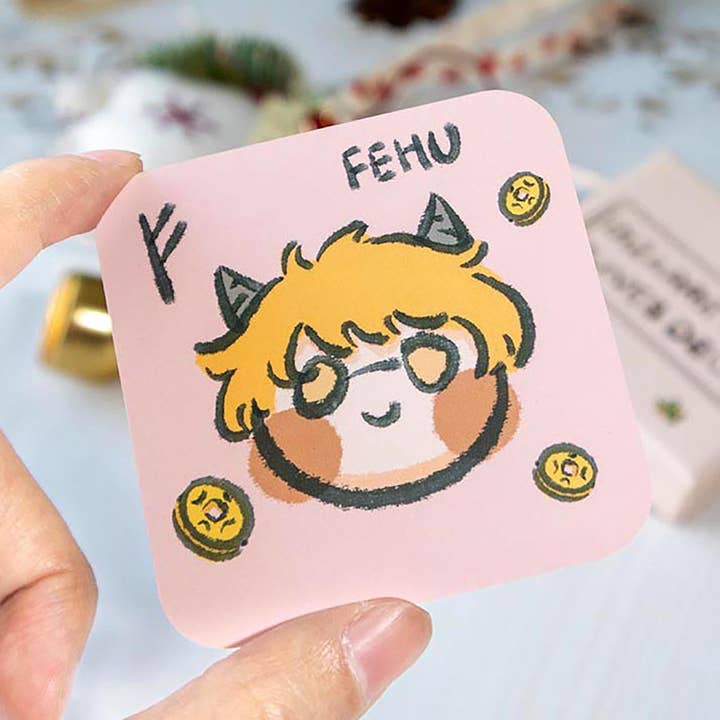 Vermilion Collection - Wholesale Tarot Cards - Bizarre Ink Rune Cards3