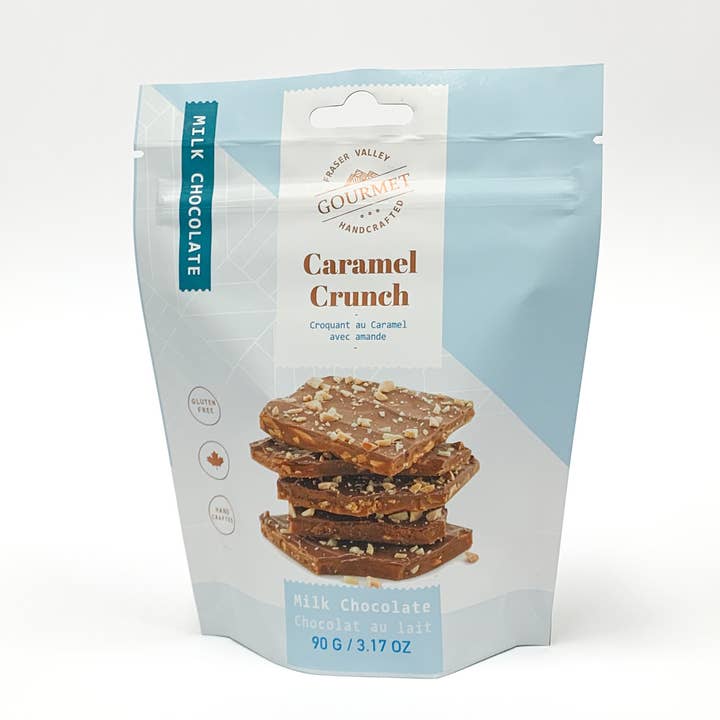 Caramel Crunch - Milk Chocolate for wholesale by Fraser Valley Gourmet Ltd.