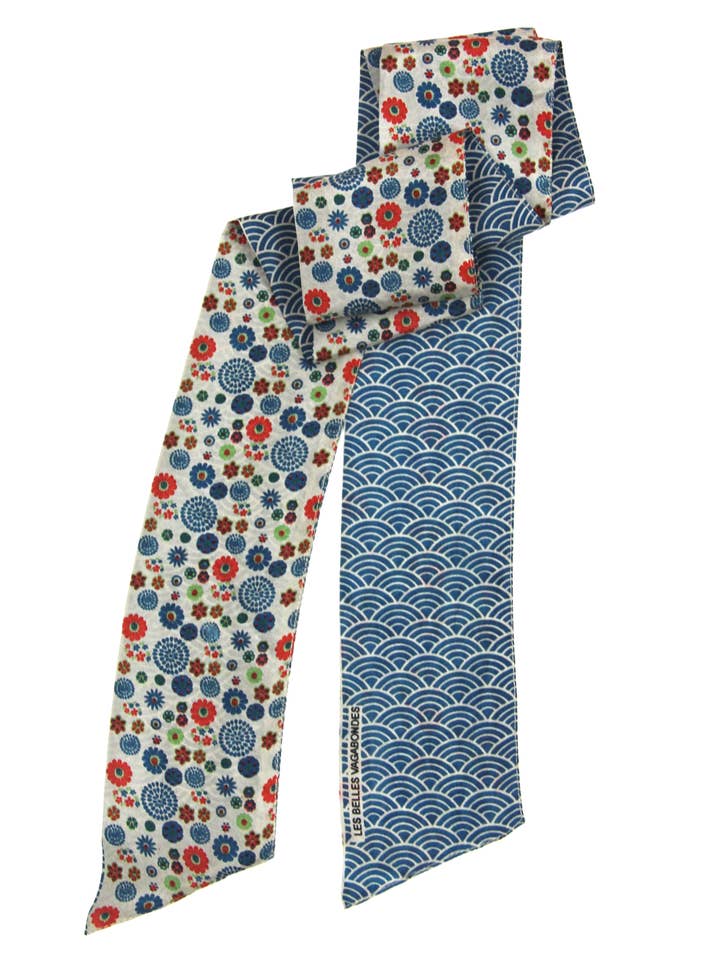 Akiko Blauwe Band voor wholesale door Les Belles Vagabondes