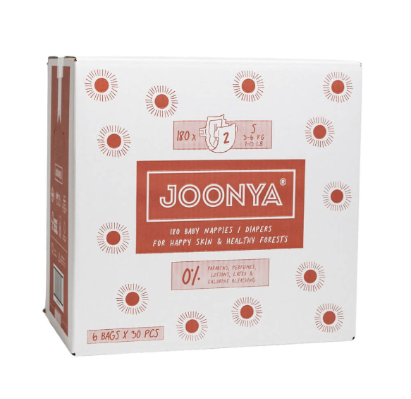 Joonya - Wholesale Diaper (Cloth) - Baby - Joonya Diapers Size 2 S (7-13 lb) - 1 Bag of 303