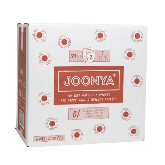 Joonya - Wholesale Diaper (Cloth) - Baby - Joonya Diapers Size 2 S (7-13 lb) - 1 Bag of 303
