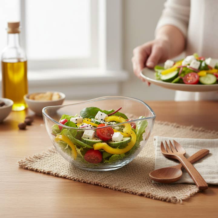 Kadra Kitchenware - Wholesale Bowl - Lav - Vira Glass Bowl1