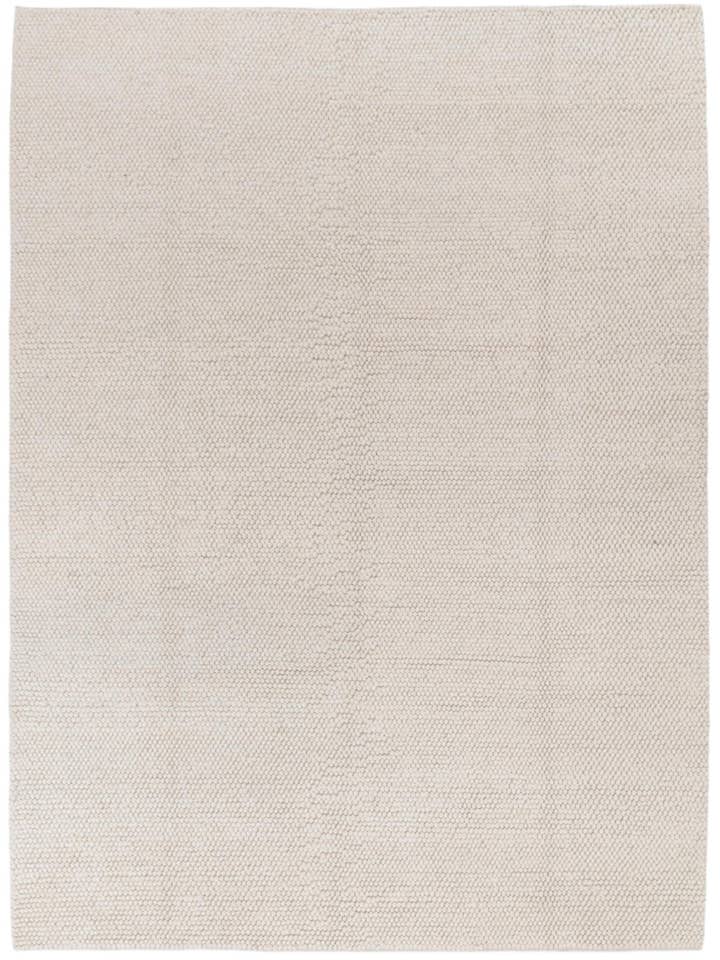 Tapis en PET ivoire crème galet intérieur/extérieur tissé à la main TN-64B pour la vente par Aesthetic Homes LLC