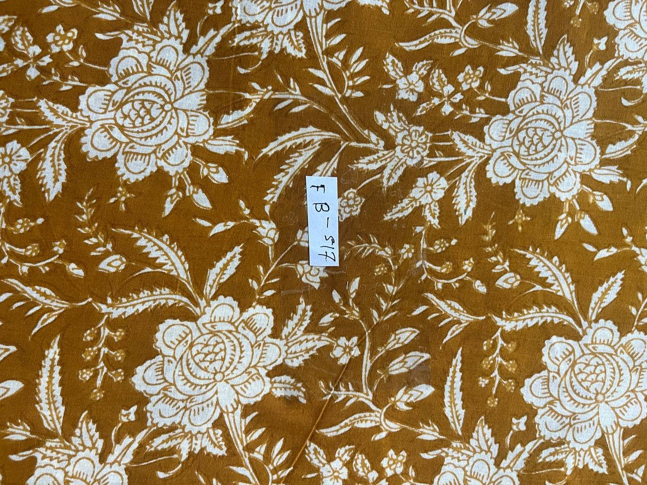 Bhawana Handicrafts - Wholesale Fabric Paint - Beautiful Floral Print Fabric Cotton Fabric Sold By The Yard4