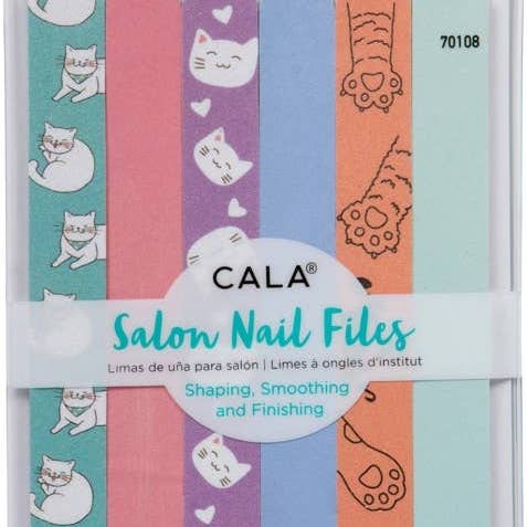 70108 Cala Salon Nail Files: Cat Lover (6 Pcs) for wholesale by TRENDING CORPORATE
