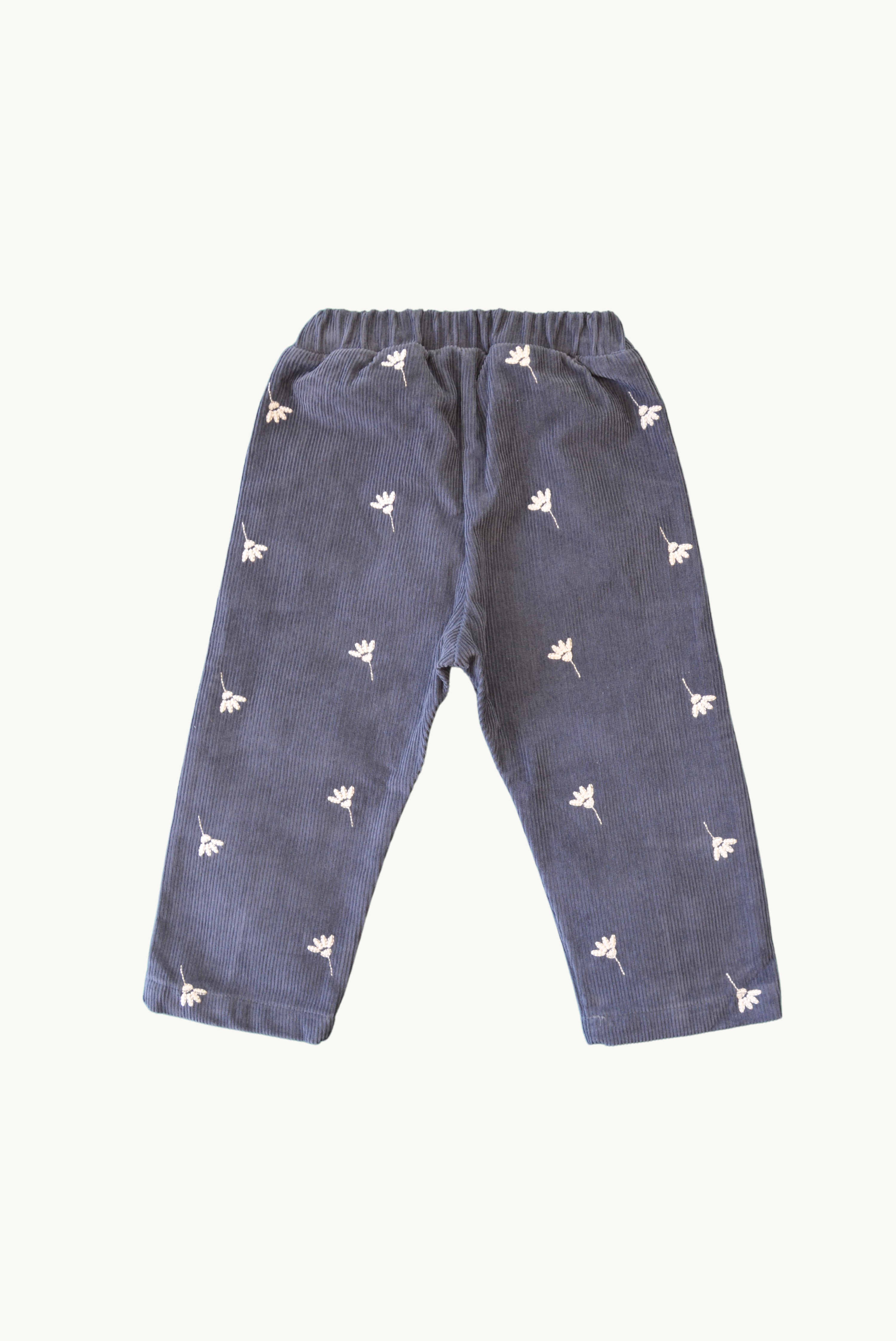 Eli & Nev (we cover U.S. import duties) - Wholesale Pants - Kids - Baby / Kids Corduroy Pants with Embroidered Flowers OEKO-TEX1