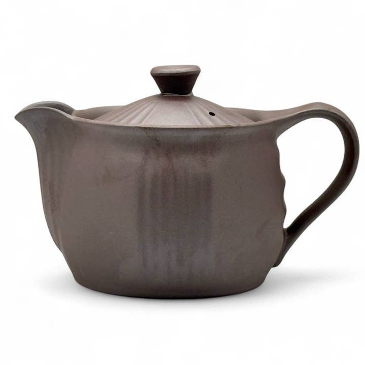 Ichiro Brown Banko-yaki Kyusu - Japanese Teapot for wholesale by Inoue Tea