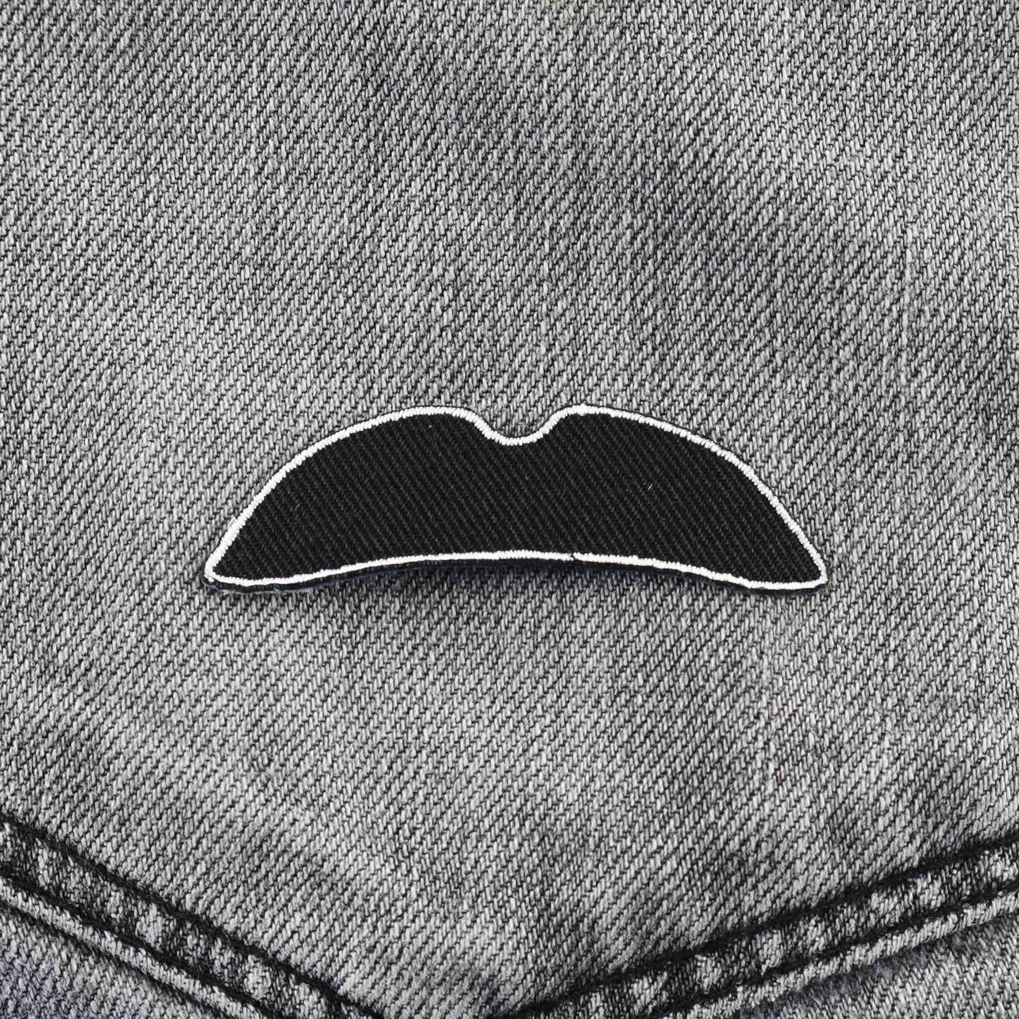 Tribal Trade GmbH - Wholesale Patch - Mustache thick curved mustache sticker patch6