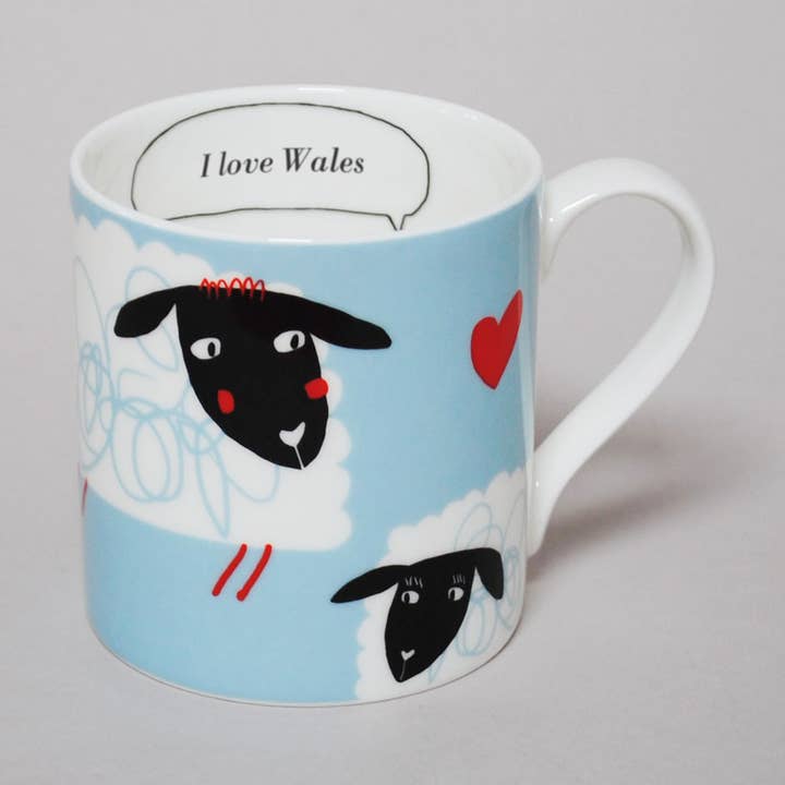 Repeat Repeat – wholesale Coffee mug – Bubble Ba Ba Wales Bone China Mug0