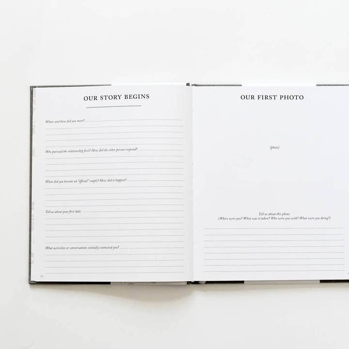 Duncan & Stone Paper Co. - Wholesale Journal/Diary - Engagement Journal | Gift for New Brides | Book for Couples