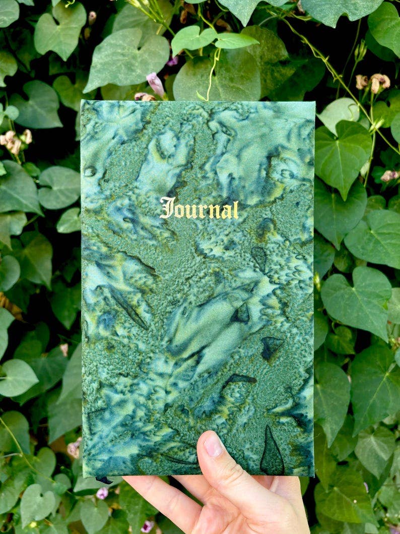 Petrichor & Co. - Wholesale Journal/Diary - Handmade Puffy Journal – Upcycled Thrifted Fabric, 100 Pages3