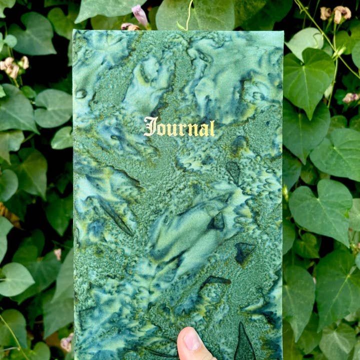 Petrichor & Co. - Wholesale Journal/Diary - Handmade Puffy Journal – Upcycled Thrifted Fabric, 100 Pages3