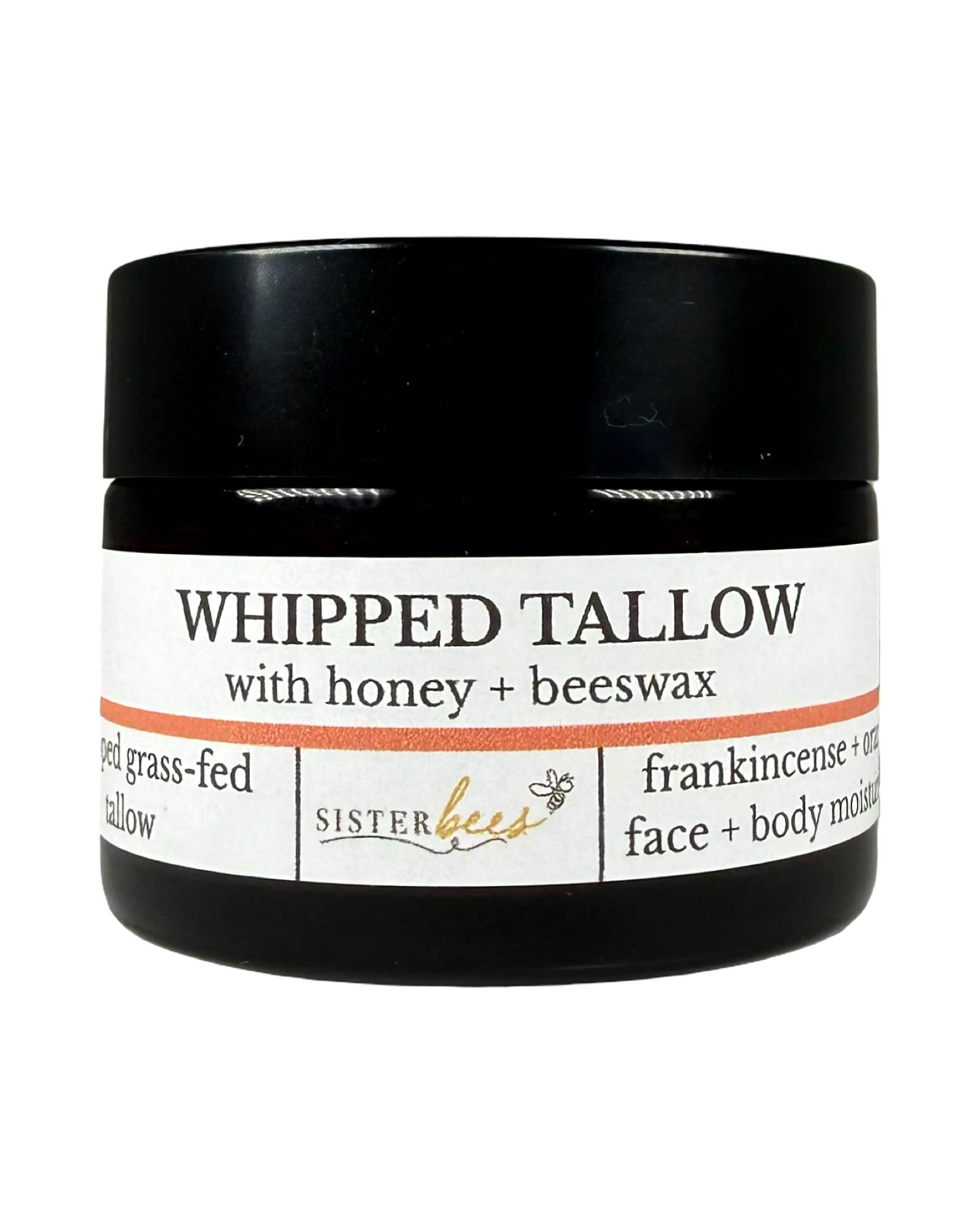 Sister Bees LLC - Wholesale Body Balm/Butter - Whipped Tallow + Honey – Frankincense + Orange
