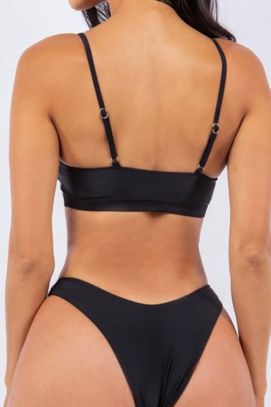 Yira - Wholesale One Piece Swimsuit - Women's - Golden Hour Cutout Bikini Set10