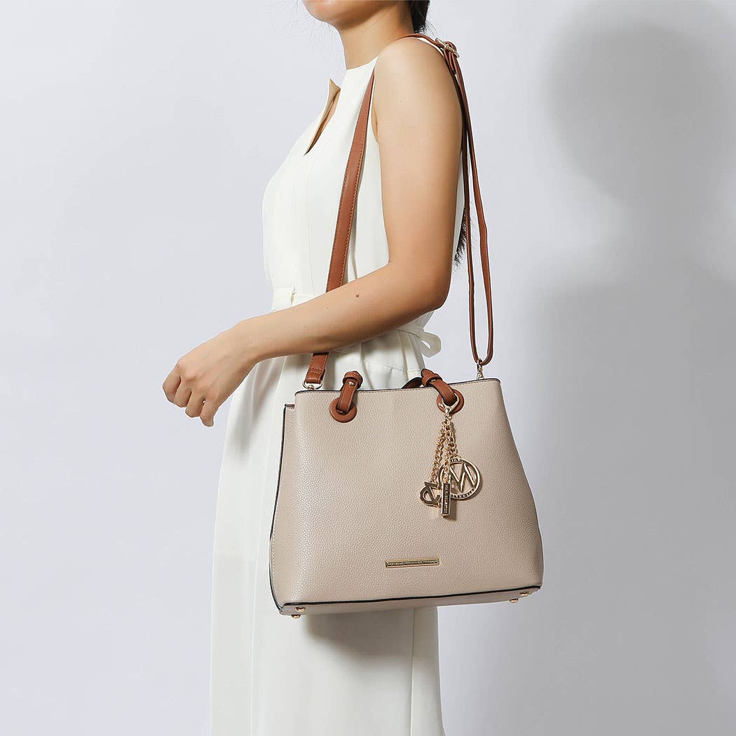 MKF Collection - Vente Tote bag – femme - Sac cabas pour femme en cuir végétalien MKF Kearny avec portefeuille15