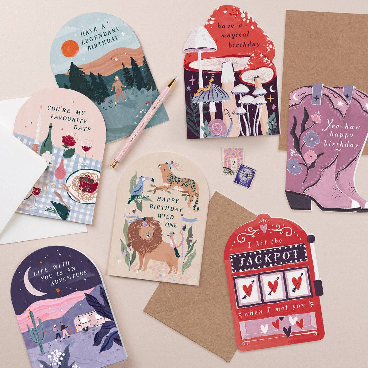 Sister Paper Co. - Wholesale Anniversary Card - Jackpot Love Card | Anniversary Cards | Valentines Cards4