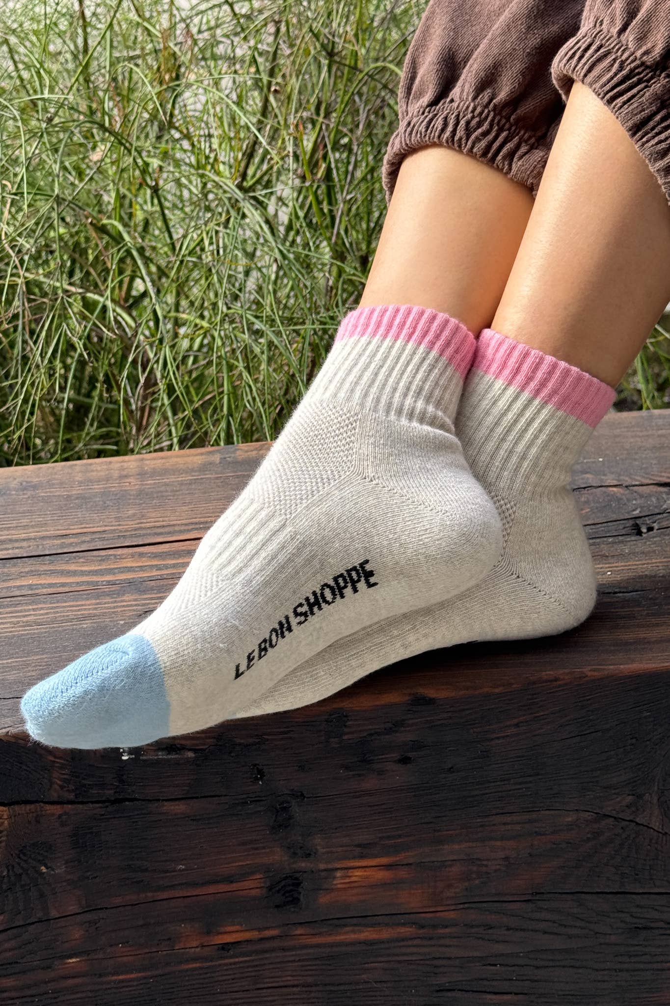 Le Bon Shoppe - Vente Chaussettes – femme - Chaussettes Color Block Girlfriend1
