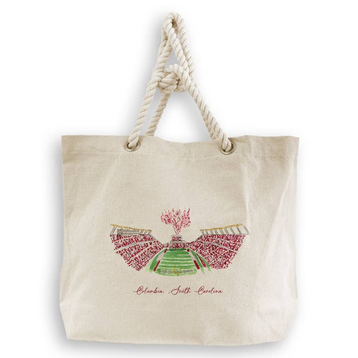 French Graffiti - Wholesale Tea Towel - Columbia, South Carolina Stadium6